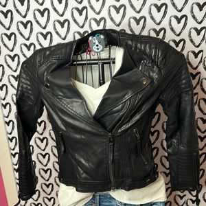 Top Shop Faux Leather Jacket